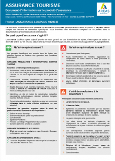 Assurance Annulation - Centrale de Réservation